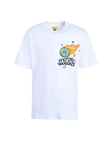 White Jersey T-shirt MARKET MEMORABILIA T-SHIRT
