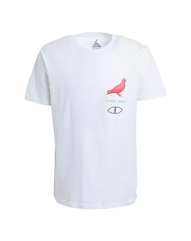 White Jersey T-shirt Poler Thermo Pigeon T-Shirt
