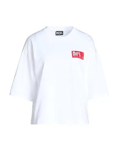 White Jersey T-shirt T-ROWYLABEL
