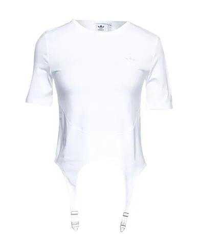 White Jersey T-shirt T SHIRT
