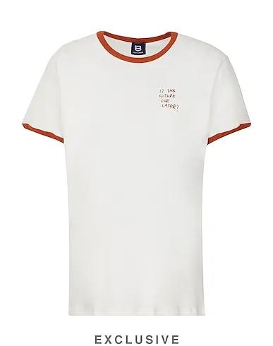 White Jersey T-shirt THE EASY TEE OXID