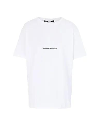 White Jersey T-shirt UNISEX LOGO T-SHIRT
