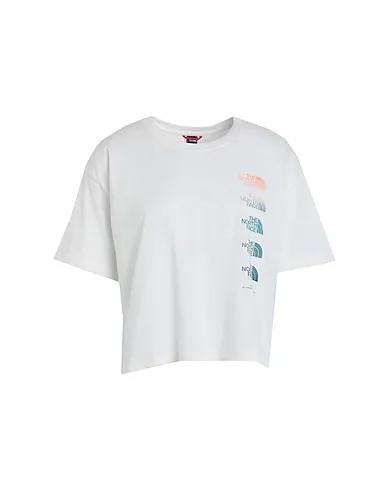 White Jersey T-shirt W D2 GRAPHIC CROP S/S TEE - EU
