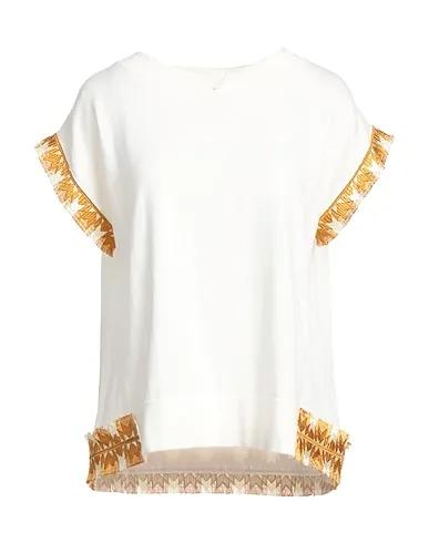 White Knitted Blouse