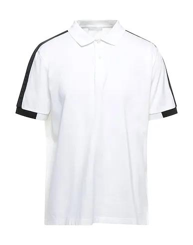 White Knitted Polo shirt