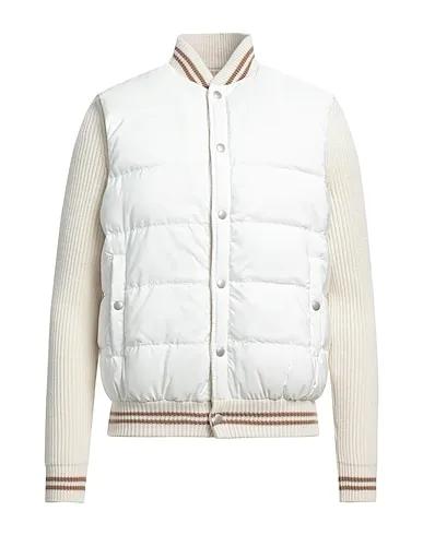 White Knitted Shell  jacket