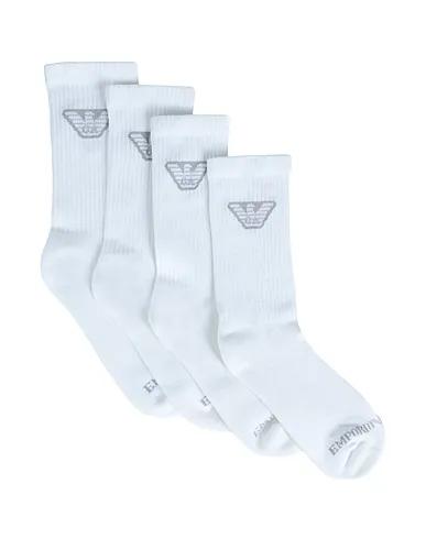 White Knitted Short socks