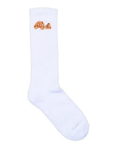 White Knitted Short socks