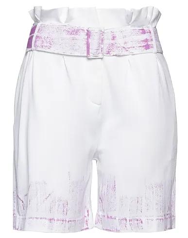 White Knitted Shorts & Bermuda