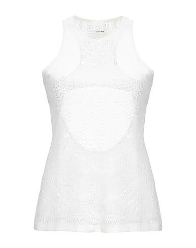 White Knitted Tank top