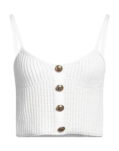 White Knitted Top
