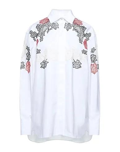 White Lace Floral shirts & blouses