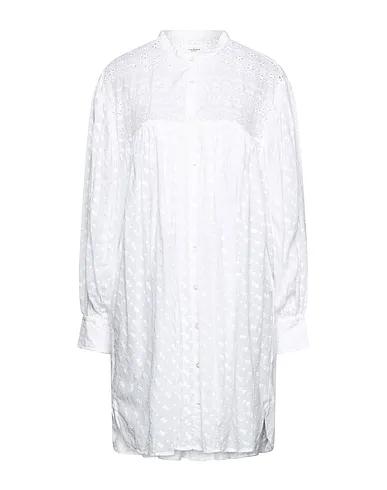 White Lace Shirt dress