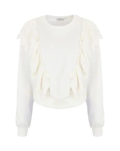 White Lace Sweatshirt