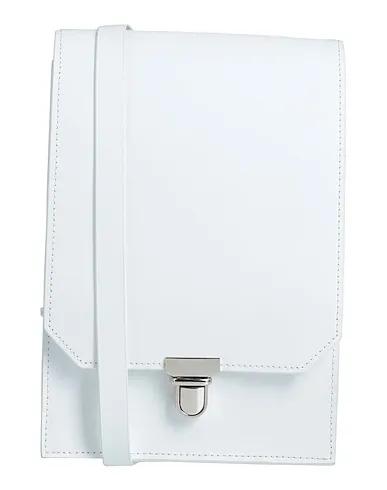 White Leather Cross-body bags