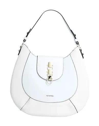 White Leather Handbag