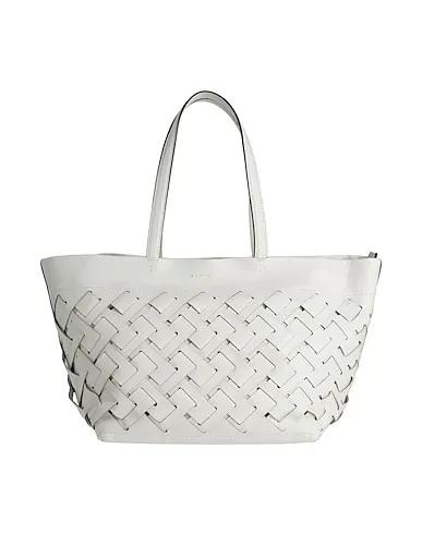 White Leather Handbag