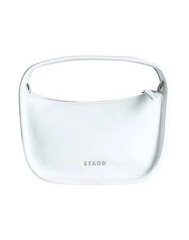 White Leather Handbag VENICE CONVRTBL CROSSBODY
