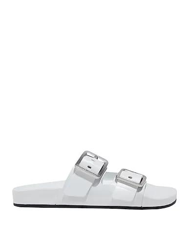 White Leather Sandals