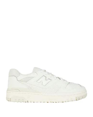 White Leather Sneakers 550
