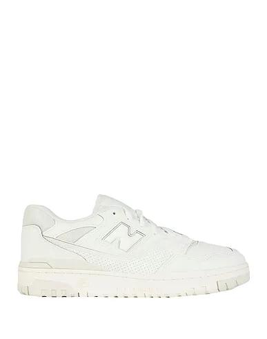 White Leather Sneakers 550
