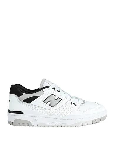 White Leather Sneakers 550
