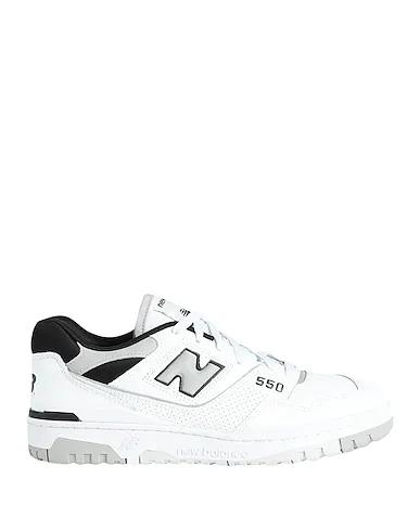 White Leather Sneakers 550
