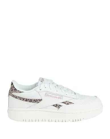 White Leather Sneakers Club C Double Revenge
