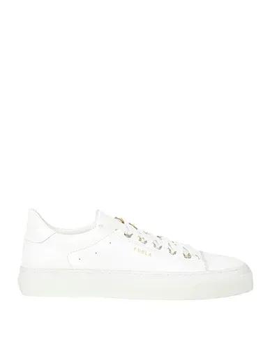 White Leather Sneakers HIKAIA LOW LACE-UP SNEAKER T. 20 
