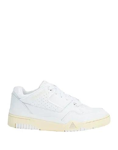 White Leather Sneakers LCS T1000 
