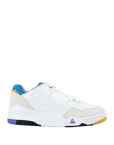 White Leather Sneakers LCS T1000 MOUNTAIN
