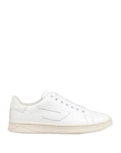 White Leather Sneakers S-ATHENE LOW W
