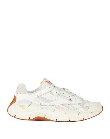 White Leather Sneakers Zig Kinetica 2.5 Plus
