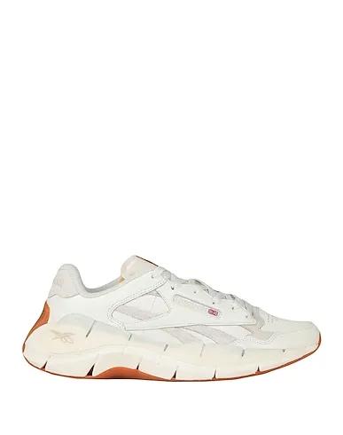 White Leather Sneakers Zig Kinetica 2.5 Plus