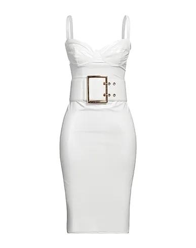 White Midi dress