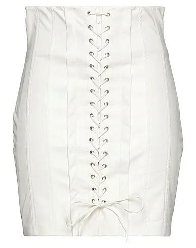 White Mini skirt