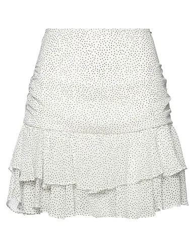 White Organza Mini skirt