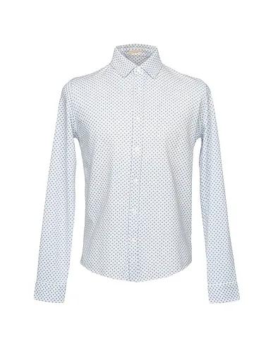 White Piqué Patterned shirt