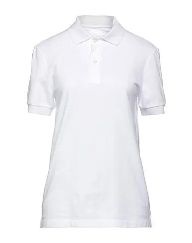 White Piqué Polo shirt