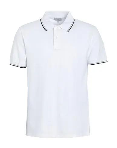 White Piqué Polo shirt MONTEREY POLO 
