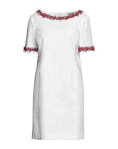 White Piqué Short dress