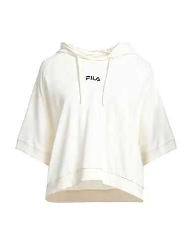 White Piqué Sweatshirt