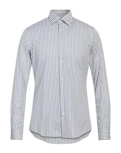 White Plain weave Checked shirt