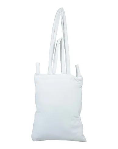 White Plain weave Cross-body bags