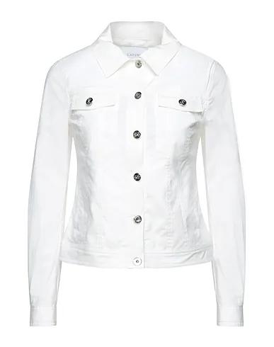 White Plain weave Jacket