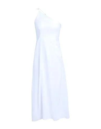 White Plain weave Midi dress SOKO MIDI DRESS
