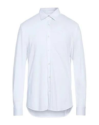 White Plain weave Polo shirt