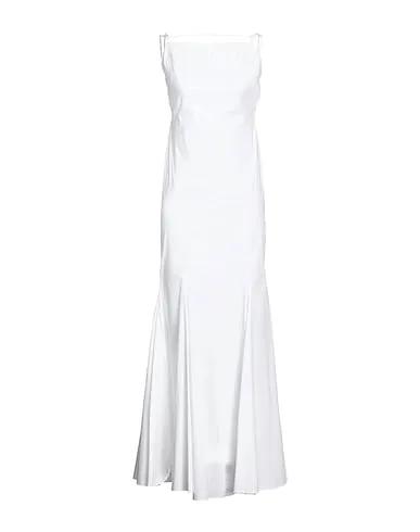 White Poplin Long dress