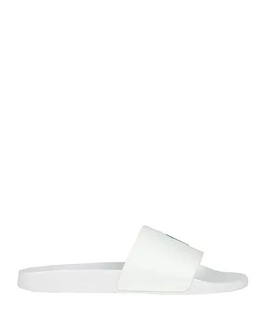 White Sandals POLO SLIPPERS
