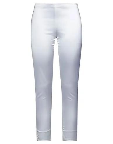 White Satin Casual pants